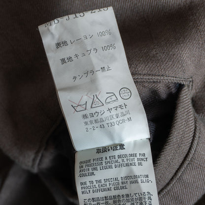 Y's for Men Rayon Tailored Jacket Size 2