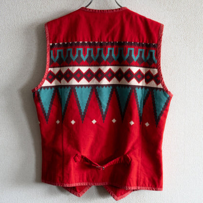 The Flat Head Native Pattern Vest Size 42