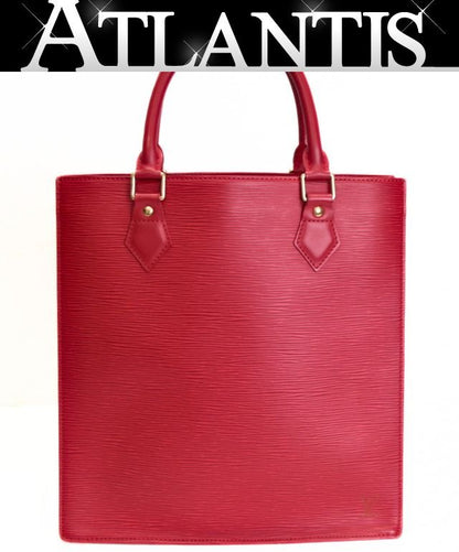 Louis Vuitton Epi Leather Sac Plat PM Tote Bag Size ONE SIZE