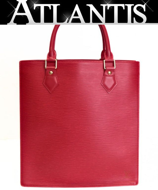 Louis Vuitton Epi Leather Sac Plat PM Tote Bag Size ONE SIZE