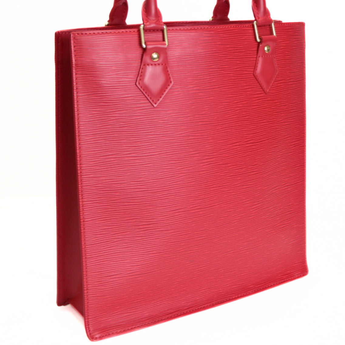 Louis Vuitton Epi Leather Sac Plat PM Tote Bag Size ONE SIZE