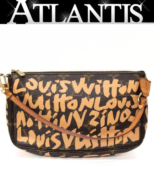 Louis Vuitton Monogram Graffiti Pochette Bag Size ONE SIZE