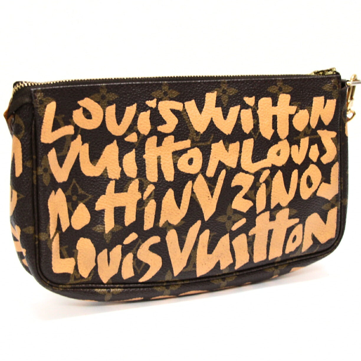 Louis Vuitton Monogram Graffiti Pochette Bag Size ONE SIZE