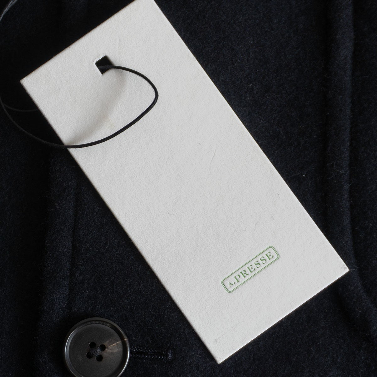 A.PRESSE Cashmere Light Flannel Jacket Blue Size 3