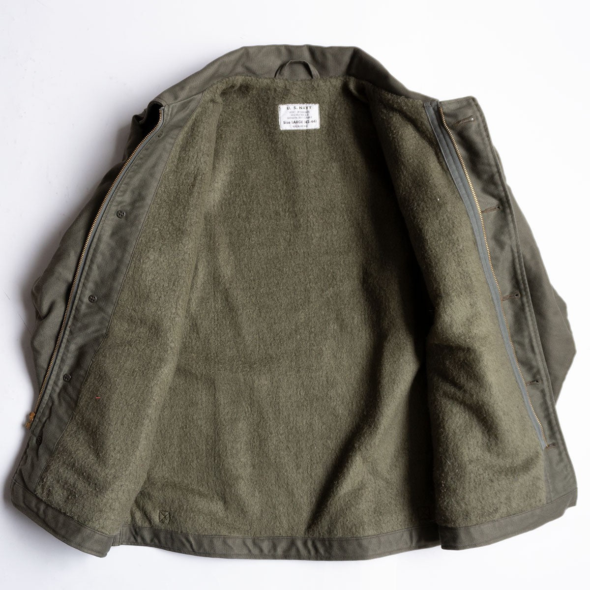 The Real McCoy's US NAVY A-2 DECK JACKET Size L
