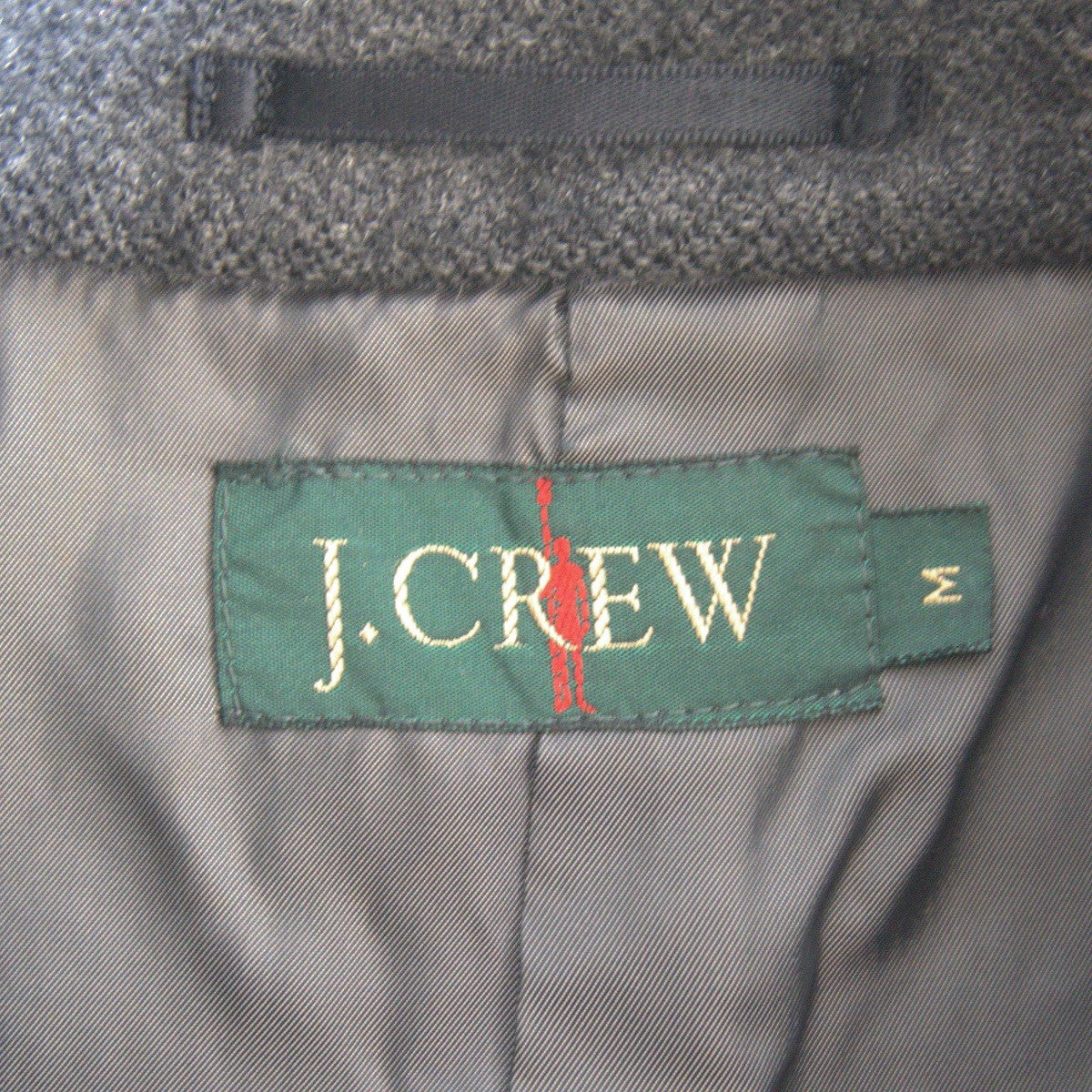 J.Crew 90S Long Wool Balmacaan Coat Size M
