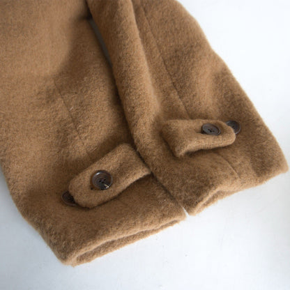 Paul Stuart Alpaca Double-Breasted Coat Brown Size 48