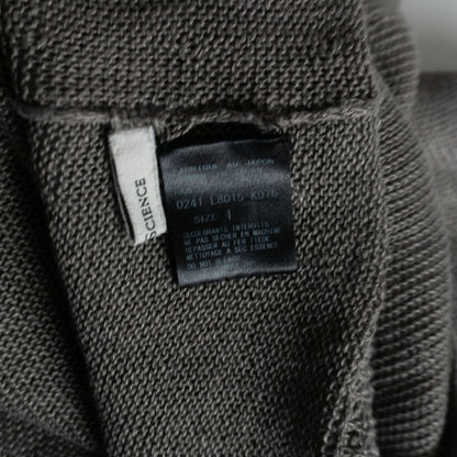 Arts & Science 24SS Linen Knit Sweater Gray Size 1