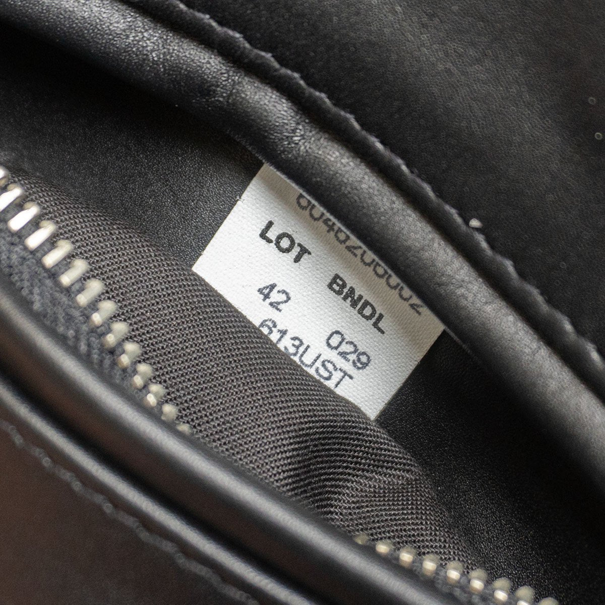 SCHOTT 613UST One Star Double Rider Black Size 42TALL