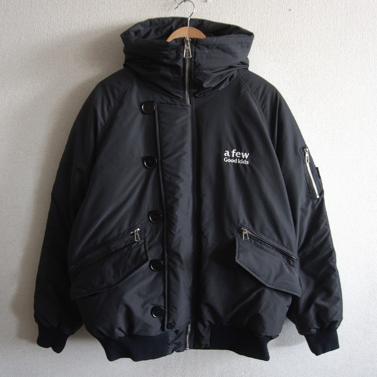 a few Goodkids Zip-up Nylon Puffer Jacket Size L