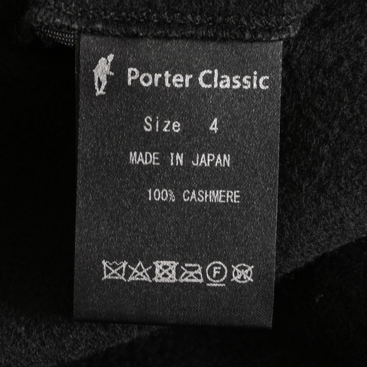Porter Classic Cashmere relaxed pants Black Size 4