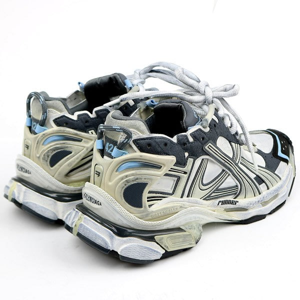 BALENCIAGA Runner Sneakers White Size EU 42