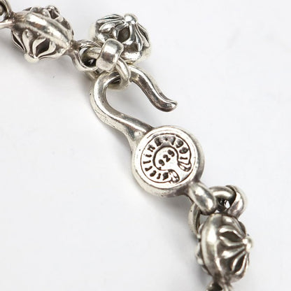 CHROME HEARTS Cross Ball #1 Bracelet Silver Size ONE SIZE