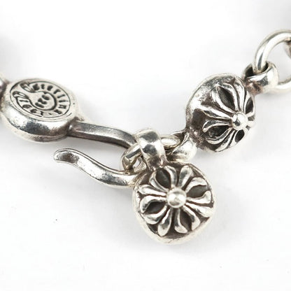 CHROME HEARTS Cross Ball #1 Bracelet Silver Size ONE SIZE