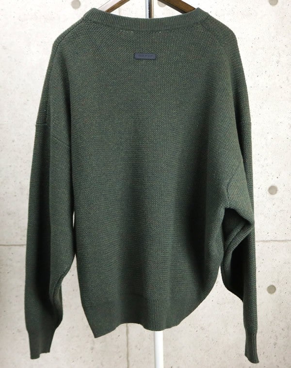 FEAR OF GOD Crewneck Knit Sweater Khaki Size M
