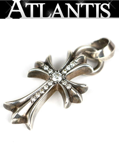 CHROME HEARTS Small CH Cross Diamond Pendant Size ONE SIZE