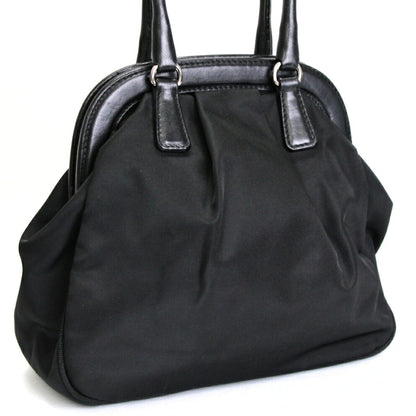 PRADA Nylon Triangle Logo Bijoux Mini Handbag Size ONE SIZE