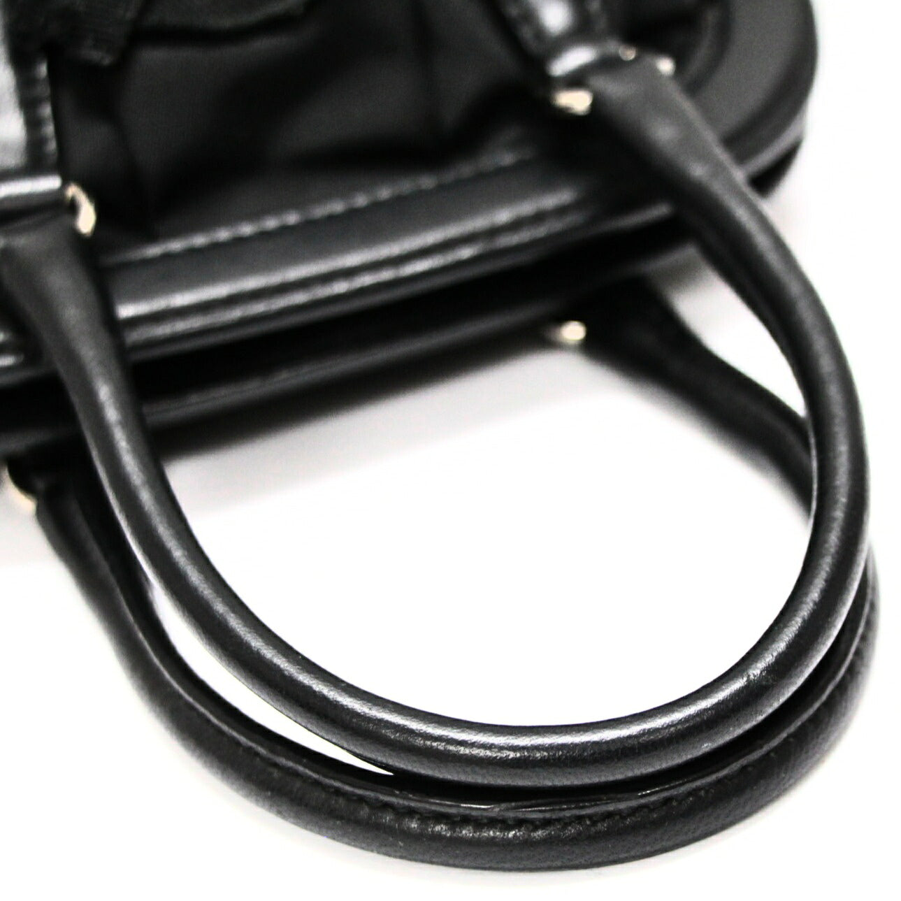 PRADA Nylon Triangle Logo Bijoux Mini Handbag Size ONE SIZE