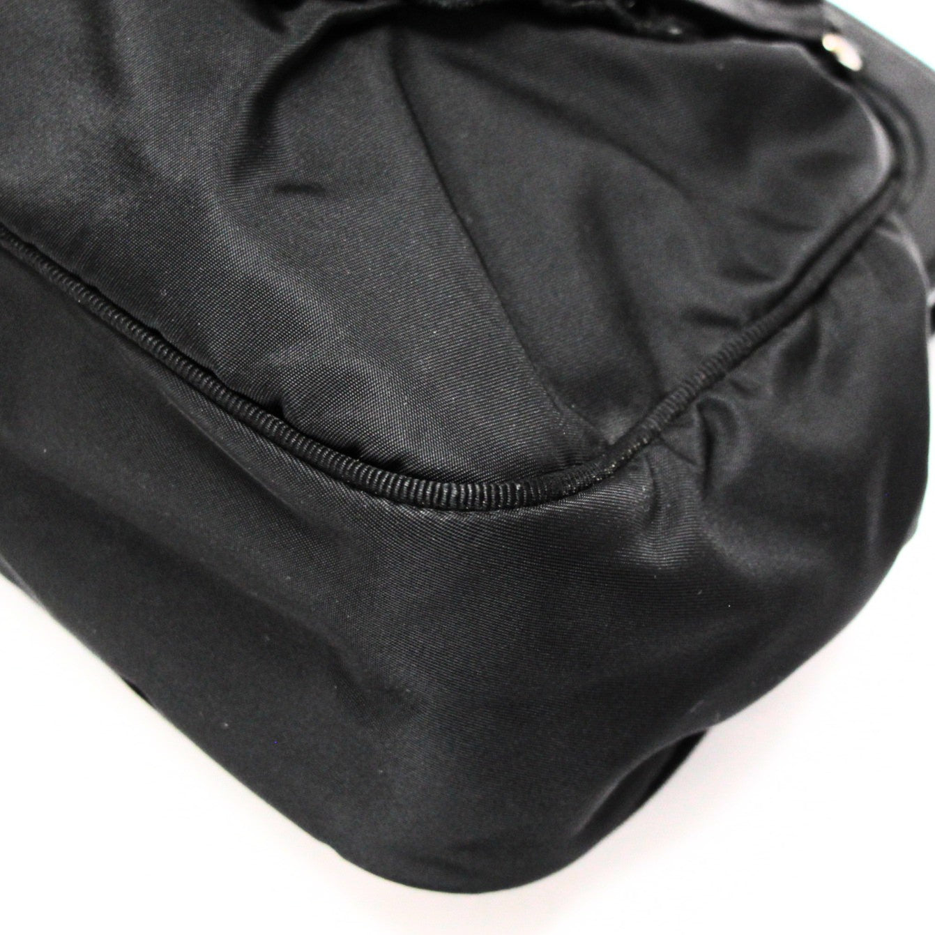 PRADA Nylon Triangle Logo Bijoux Mini Handbag Size ONE SIZE