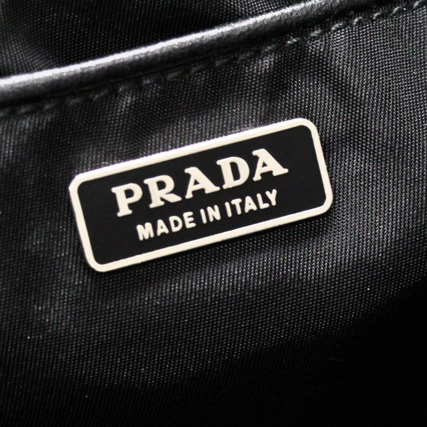 PRADA Nylon Triangle Logo Bijoux Mini Handbag Size ONE SIZE