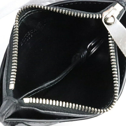 BOTTEGA VENETA Intrecciato Keyring Case Black Size ONE SIZE