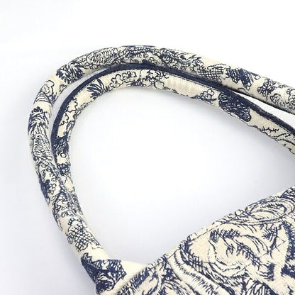 Christian Dior Book Tote Toile de Navy Bag Size ONE SIZE