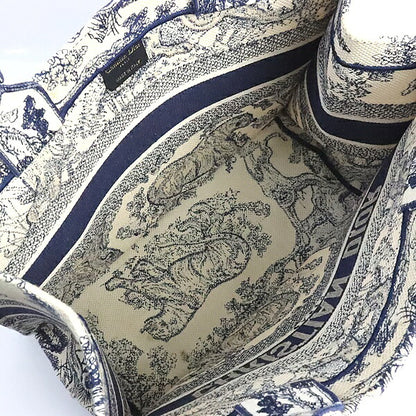 Christian Dior Book Tote Toile de Navy Bag Size ONE SIZE