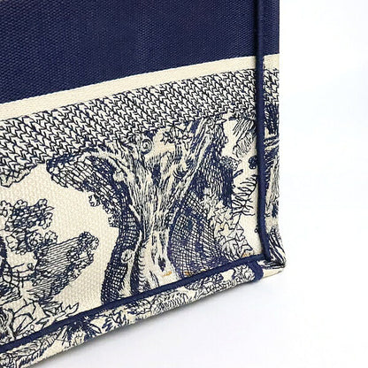 Christian Dior Book Tote Toile de Navy Bag Size ONE SIZE