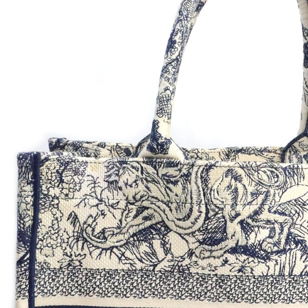 Christian Dior Book Tote Toile de Navy Bag Size ONE SIZE