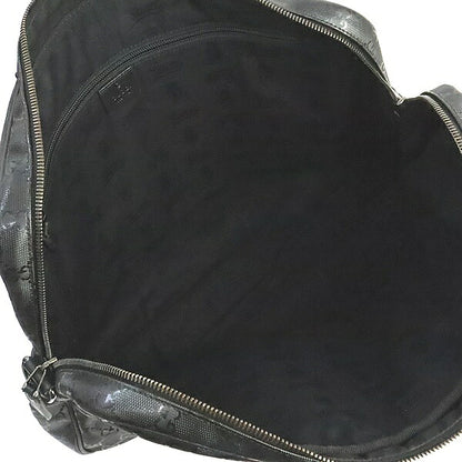GUCCI GG Imprime GG Pattern PVC Leather Black Briefcase