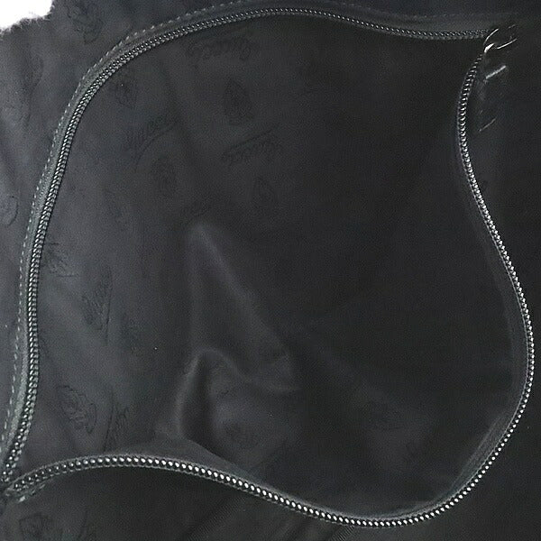GUCCI GG Imprime GG Pattern PVC Leather Black Briefcase