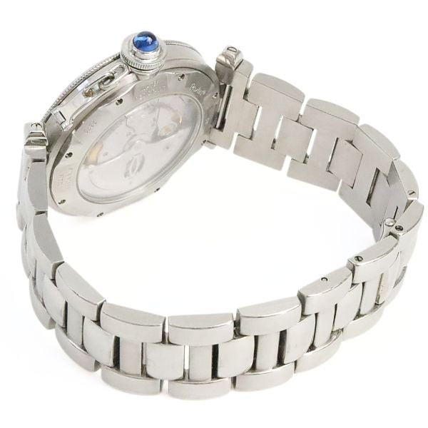 Cartier Pasha Grid 38mm Automatic Watch Silver Size ONE SIZE