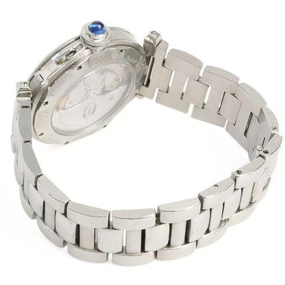 Cartier Pasha Grid 38mm Automatic Watch Silver Size ONE SIZE
