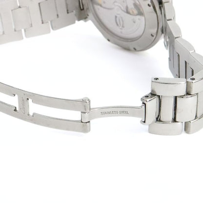 Cartier Pasha Grid 38mm Automatic Watch Silver Size ONE SIZE