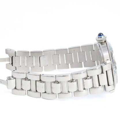 Cartier Pasha Grid 38mm Automatic Watch Silver Size ONE SIZE
