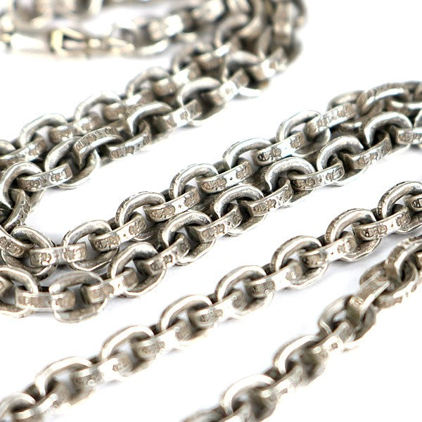 CHROME HEARTS 18" Paper Chain Necklace Silver Size ONE SIZE