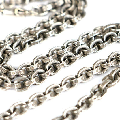 CHROME HEARTS 18" Paper Chain Necklace Silver Size ONE SIZE