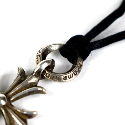 CHROME HEARTS Old Tiny CH Cross Silver Pendant Size ONE SIZE