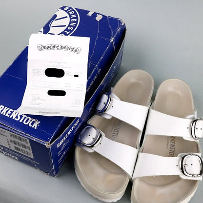 CHROME HEARTS x Birkenstock Arizona Sandals White Size EU 42