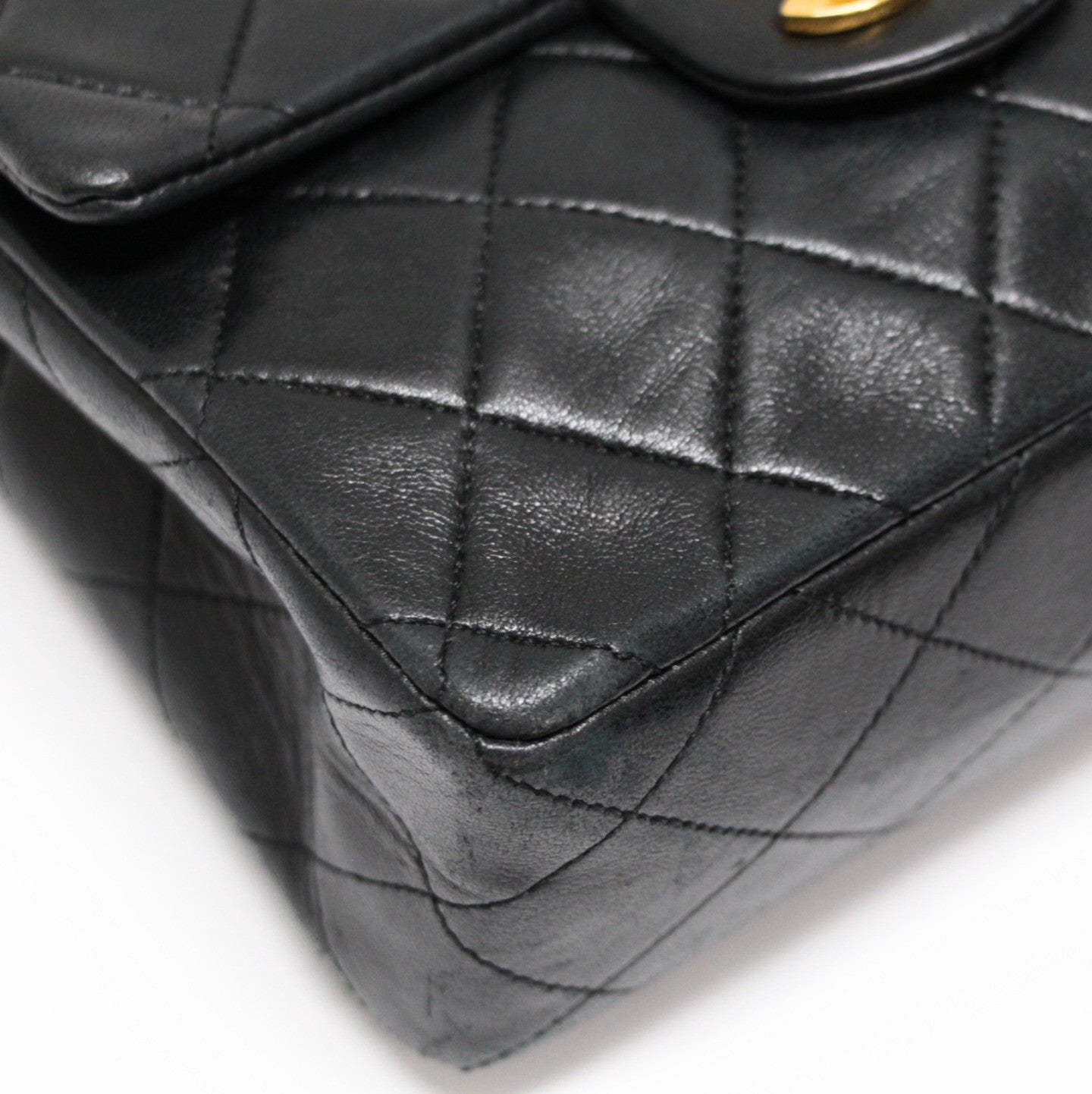 CHANEL Mini Matelasse 17 Lamb Chain Bag Black Size ONE SIZE