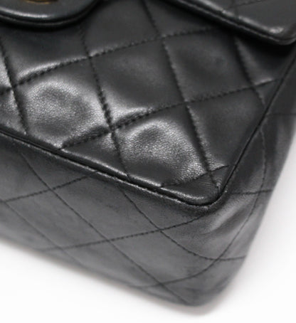 CHANEL Mini Matelasse 17 Lamb Chain Bag Black Size ONE SIZE
