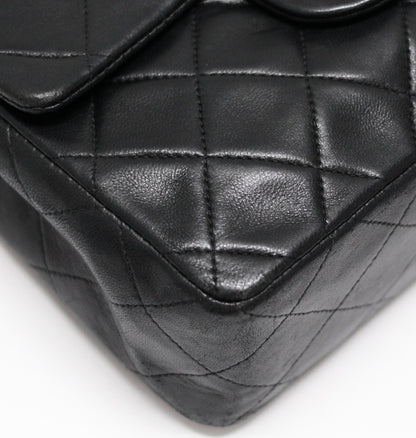 CHANEL Mini Matelasse 17 Lamb Chain Bag Black Size ONE SIZE