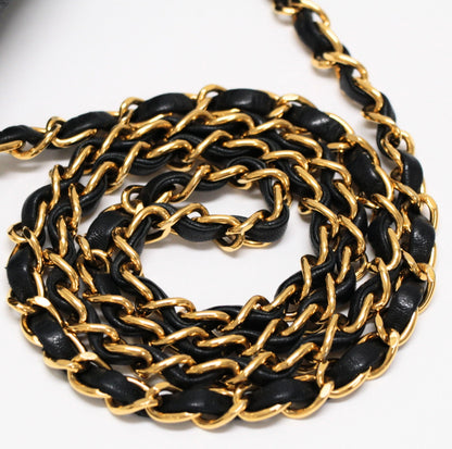 CHANEL Mini Matelasse 17 Lamb Chain Bag Black Size ONE SIZE