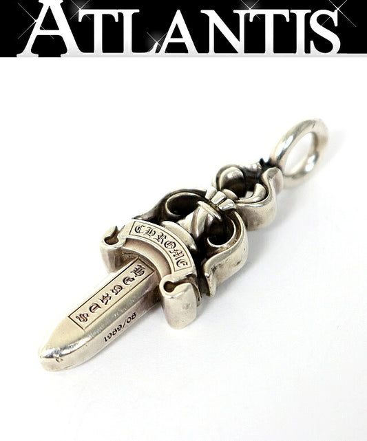 CHROME HEARTS Double Dagger Silver Pendant Size ONE SIZE