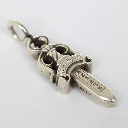 CHROME HEARTS Double Dagger Silver Pendant Size ONE SIZE