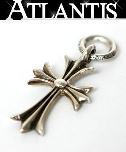 CHROME HEARTS Tiny CH Cross Silver Charm Size ONE SIZE