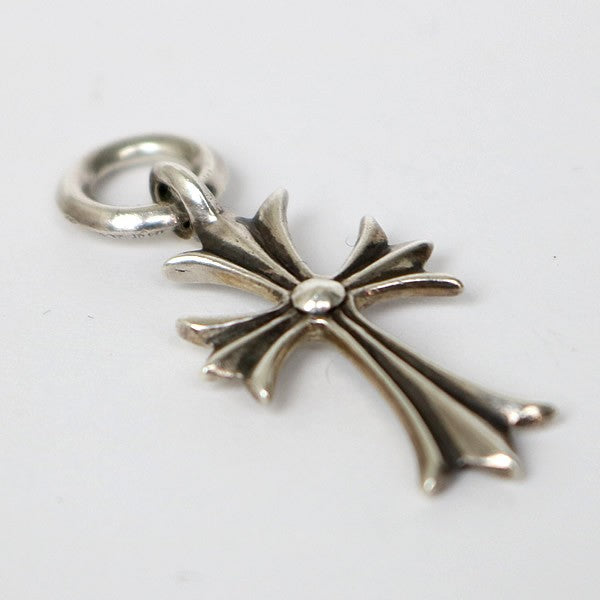 CHROME HEARTS Tiny CH Cross Silver Charm Size ONE SIZE