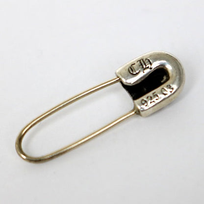 CHROME HEARTS Safety Pin CH Silver Earring Size ONE SIZE