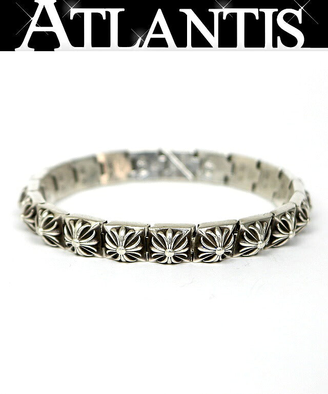 CHROME HEARTS Plus Pyramid 20 Bracelet Silver Size ONE SIZE