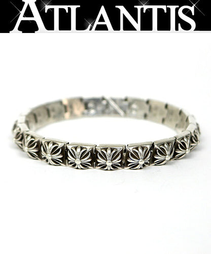CHROME HEARTS Plus Pyramid 20 Bracelet Silver Size ONE SIZE